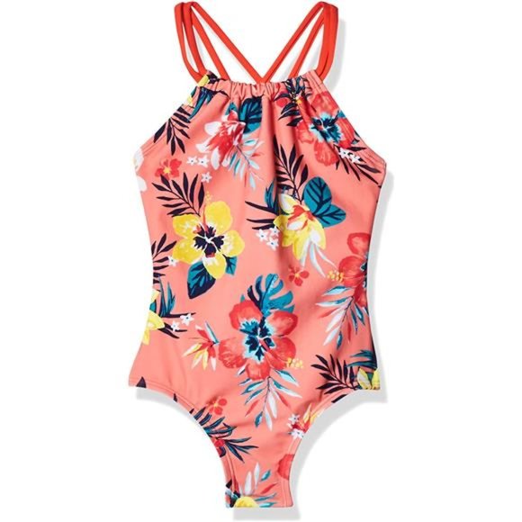 Girls' Jasmine Beach Sport Halter One Piece Swimsuit